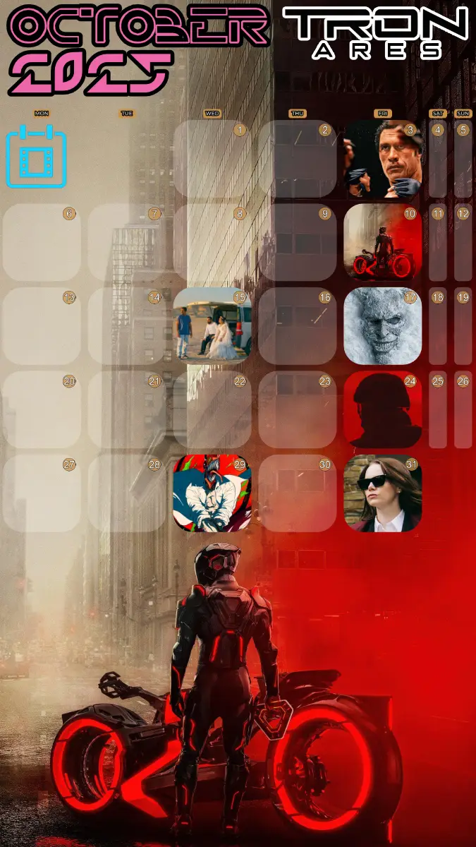 October 2025 Calendar Preview